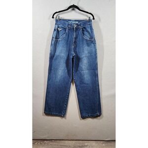 Unionbay Jeans Mens 31x32 Baggy Directionally Engineered Vector Vintage‎ 90s